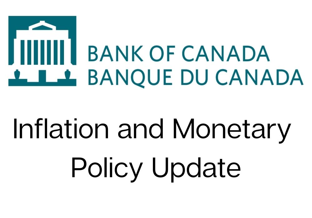 April 21-2021 - Bank of Canada will hold current level of policy rate until inflation objective is sustainably achieved, adjusts quantitative easing program